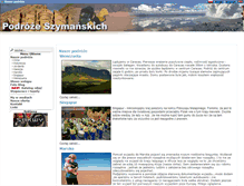 Tablet Screenshot of podroze.szymanskich.net